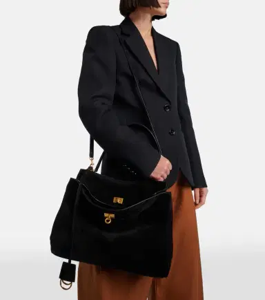 Balenciaga Rodeo Medium suede shoulder bag | Thumbnail 3 Balenciaga Rodeo Medium suede shoulder bag | Thumbnail 3