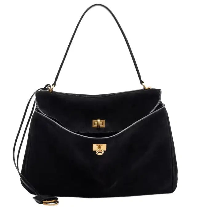 Balenciaga Rodeo Medium suede shoulder bag