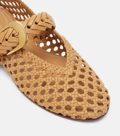 Zimmermann Alchemy woven leather Mary Jane flats | Thumbnail 2