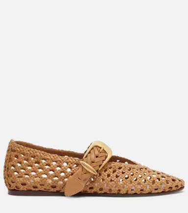 Zimmermann Alchemy woven leather Mary Jane flats | Thumbnail 3