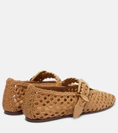 Zimmermann Alchemy woven leather Mary Jane flats | Thumbnail 4