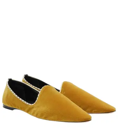 TOTEME Velvet slip-on shoes | Thumbnail 1 TOTEME Velvet slip-on shoes | Thumbnail 1