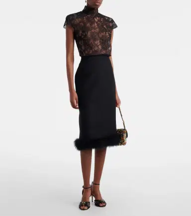 Valentino Cotton-blend top | Thumbnail 2 Valentino Cotton-blend top | Thumbnail 2