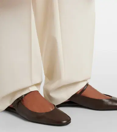 TOTEME Leather Mary Jane flats | Thumbnail 6