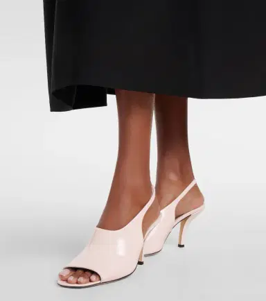 TOTEME Leather slingback sandals | Thumbnail 5