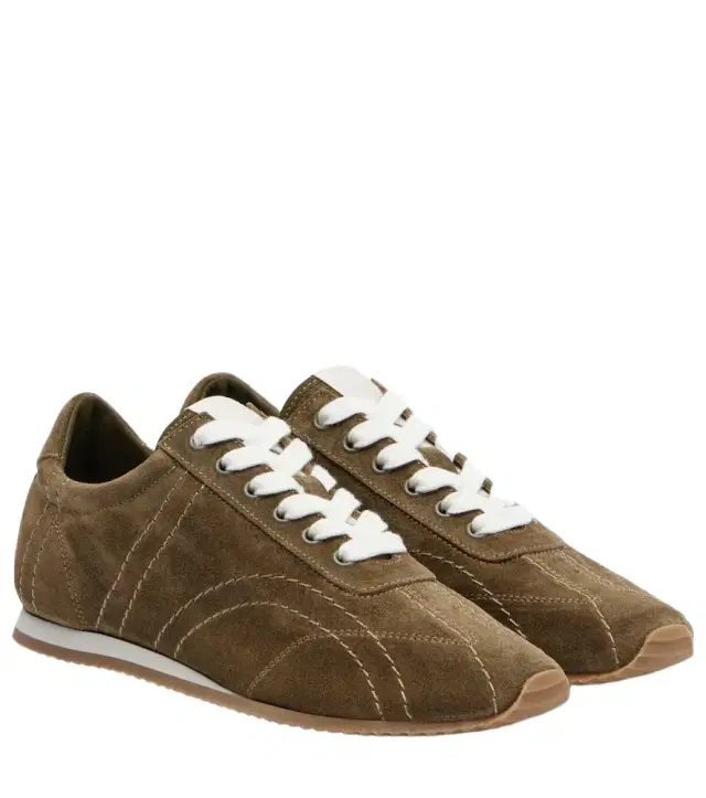 Suede sneakers