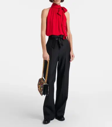 Valentino Silk georgette blouse | Thumbnail 2 Valentino Silk georgette blouse | Thumbnail 2