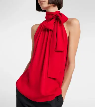 Valentino Silk georgette blouse | Thumbnail 4 Valentino Silk georgette blouse | Thumbnail 4