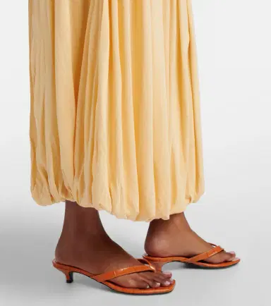 TOTEME Croc-effect leather thong sandals | Thumbnail 5 TOTEME Croc-effect leather thong sandals | Thumbnail 5