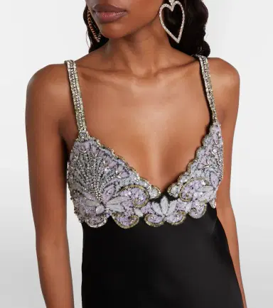 Valentino Embellished cady midi dress | Thumbnail 5