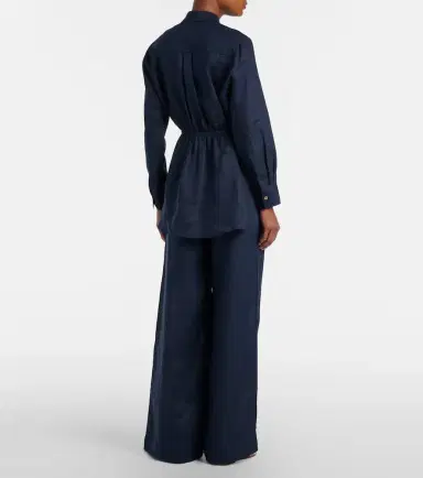Melissa Odabash Serena linen wide-leg pants | Thumbnail 2 Melissa Odabash Serena linen wide-leg pants | Thumbnail 2