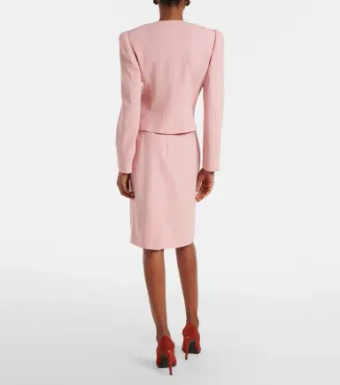 Valentino Virgin wool crêpe pencil skirt | Thumbnail 5 Valentino Virgin wool crêpe pencil skirt | Thumbnail 5