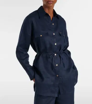 Melissa Odabash Ariel linen shirt | Thumbnail 2