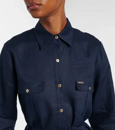 Melissa Odabash Ariel linen shirt | Thumbnail 6