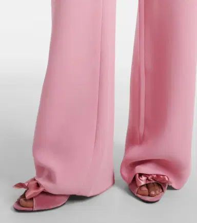 Valentino Silk wide-leg pants | Thumbnail 4 Valentino Silk wide-leg pants | Thumbnail 4