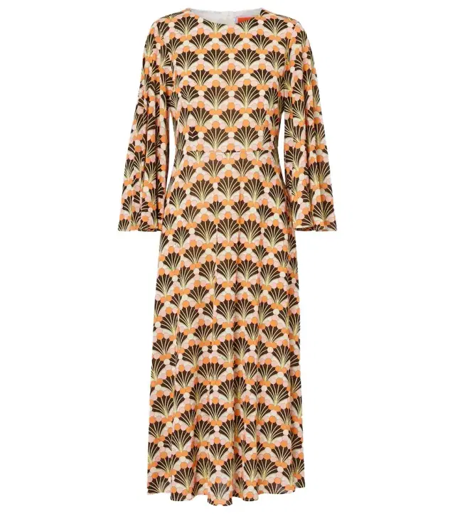La DoubleJ Sorella printed midi dress