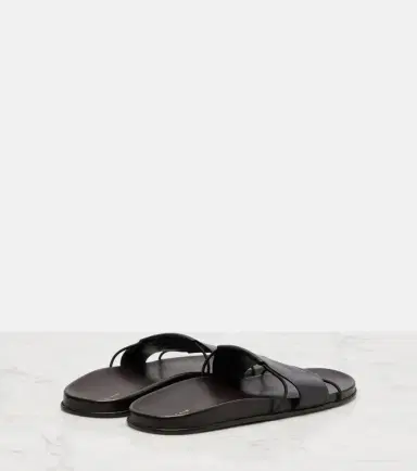 The Row Vivienne Slide leather sandals | Thumbnail 4