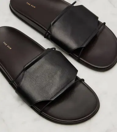 The Row Vivienne Slide leather sandals | Thumbnail 5