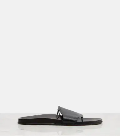 The Row Vivienne Slide leather sandals | Thumbnail 6