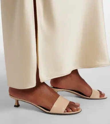 The Row Combo leather slides | Thumbnail 2