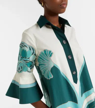 La DoubleJ Artemis printed cotton poplin shirt dress | Thumbnail 4 La DoubleJ Artemis printed cotton poplin shirt dress | Thumbnail 4