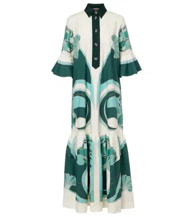 La DoubleJ Artemis printed cotton poplin shirt dress | Thumbnail 1 La DoubleJ Artemis printed cotton poplin shirt dress | Thumbnail 1