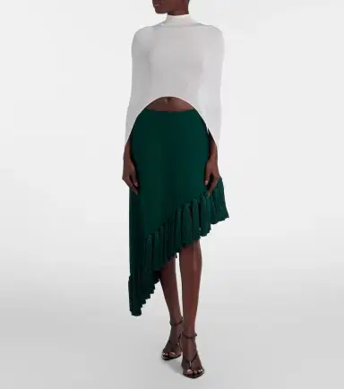 Alaïa Alaïa Knitted silk-blend top | Thumbnail 7