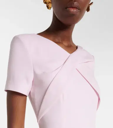 Roland Mouret Draped cady midi dress | Thumbnail 5