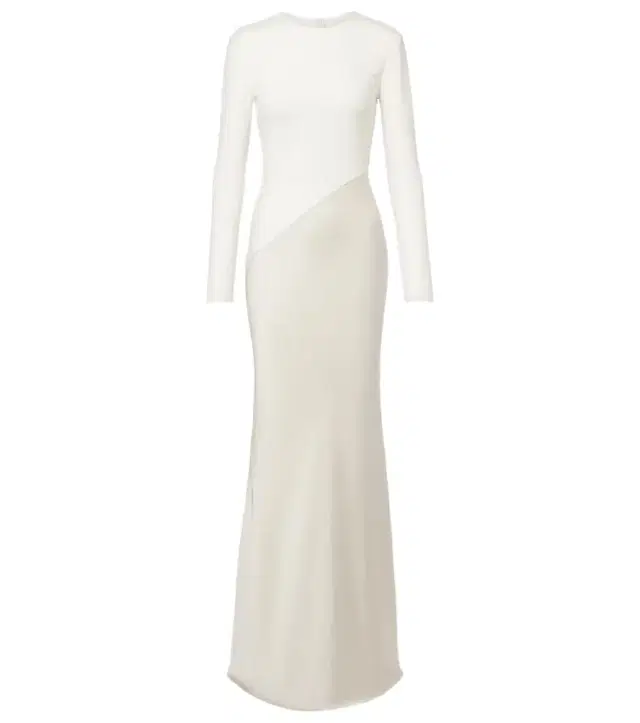Roland Mouret Satin and jersey gown