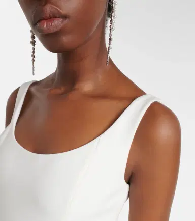 Roland Mouret Peplum crêpe gown | Thumbnail 3
