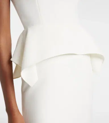 Roland Mouret Peplum crêpe gown | Thumbnail 5