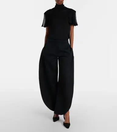 Alaïa Alaïa Semi-sheer turtleneck top | Thumbnail 3