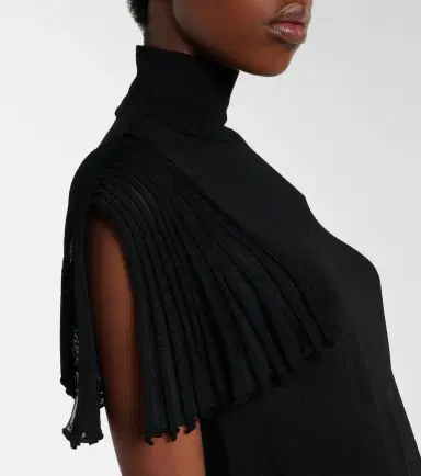 Alaïa Alaïa Semi-sheer turtleneck top | Thumbnail 4