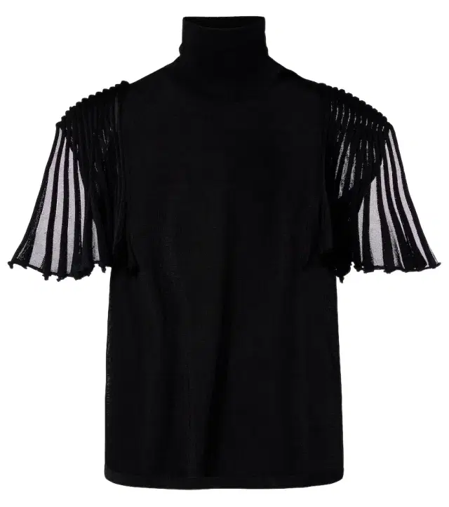 Alaia Alaïa Semi-sheer turtleneck top