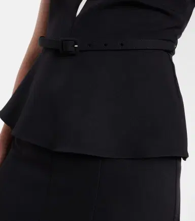 Roland Mouret Floral-appliqué crêpe midi dress | Thumbnail 4