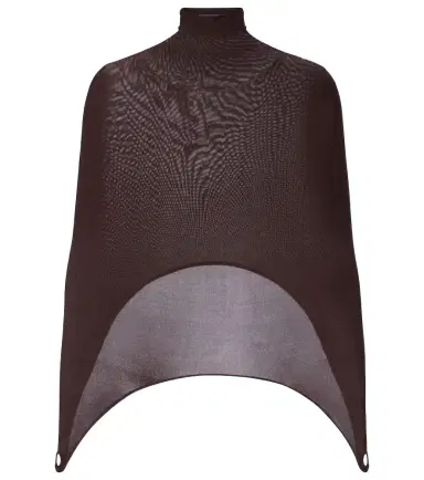 Alaïa Alaïa Open-back silk-blend turtleneck top | Thumbnail 1