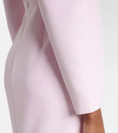 Roland Mouret Asymmetric draped crêpe midi dress | Thumbnail 2 Roland Mouret Asymmetric draped crêpe midi dress | Thumbnail 2