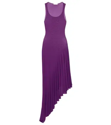 Alaïa Alaïa Asymmetric jersey midi dress | Thumbnail 1