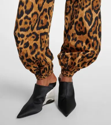 Alaïa Alaïa Leopard-print tapered pants | Thumbnail 3