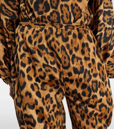 Alaïa Alaïa Leopard-print tapered pants | Thumbnail 4