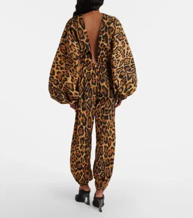 Alaïa Alaïa Leopard-print tapered pants | Thumbnail 6