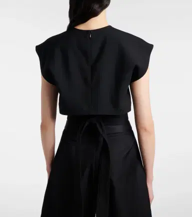 Alaïa Alaïa Belted wool top | Thumbnail 2
