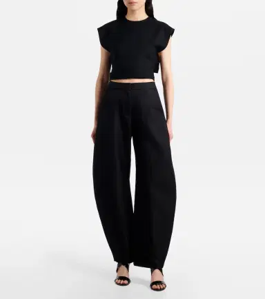 Alaïa Alaïa Belted wool top | Thumbnail 3