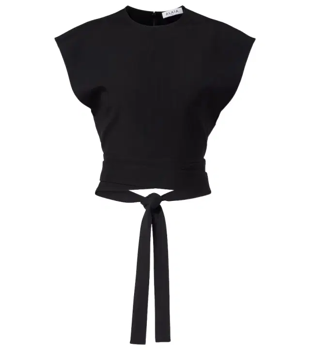 Alaia Alaïa Belted wool top