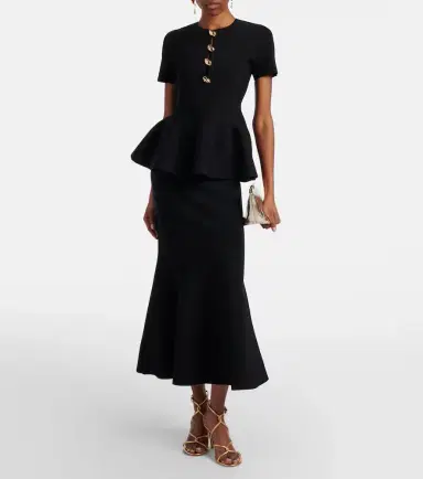 Roland Mouret Knitted midi skirt | Thumbnail 4