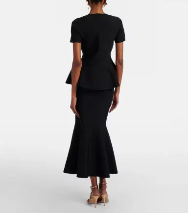 Roland Mouret Knitted midi skirt | Thumbnail 6