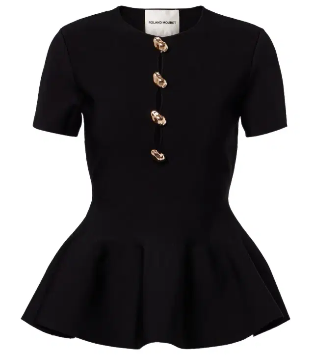 Embellished peplum top