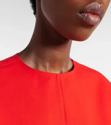 Alaïa Alaïa Belted cotton gabardine crop top | Thumbnail 5