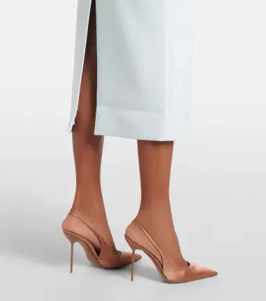 Roland Mouret Caped satin crêpe midi skirt | Thumbnail 3