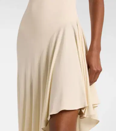 Alaïa Alaïa Asymmetric jersey midi dress | Thumbnail 3